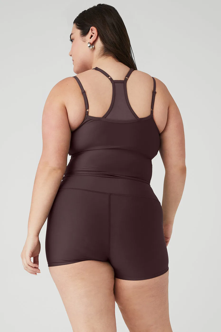 Airlift Double Check Bra Tank - Raisin