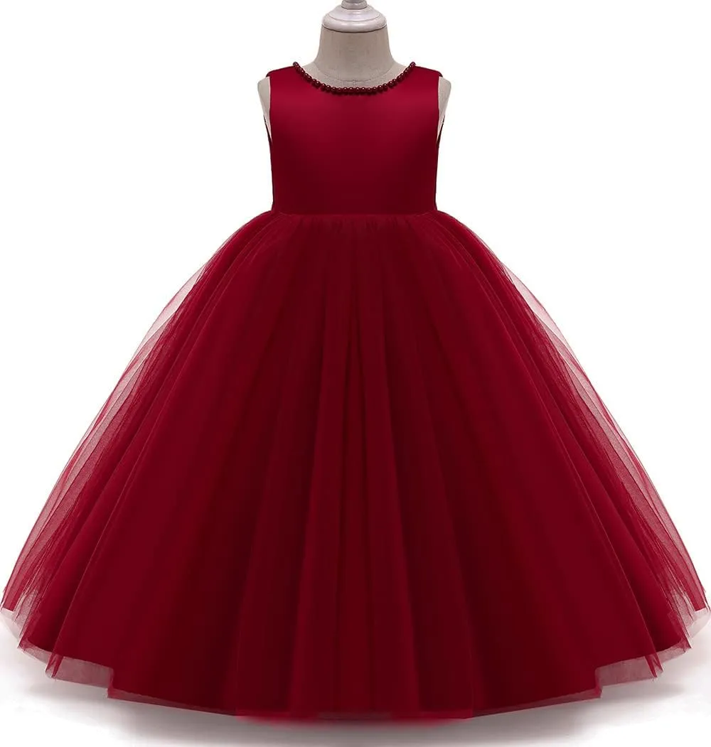 Baby Girl Dresses Ruffle Lace Pageant Party Wedding Flower Girl Dress