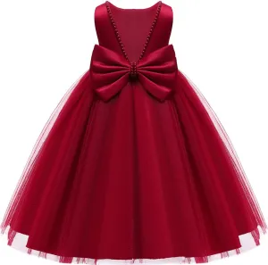Baby Girl Dresses Ruffle Lace Pageant Party Wedding Flower Girl Dress