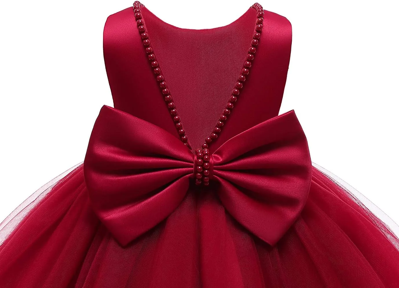 Baby Girl Dresses Ruffle Lace Pageant Party Wedding Flower Girl Dress
