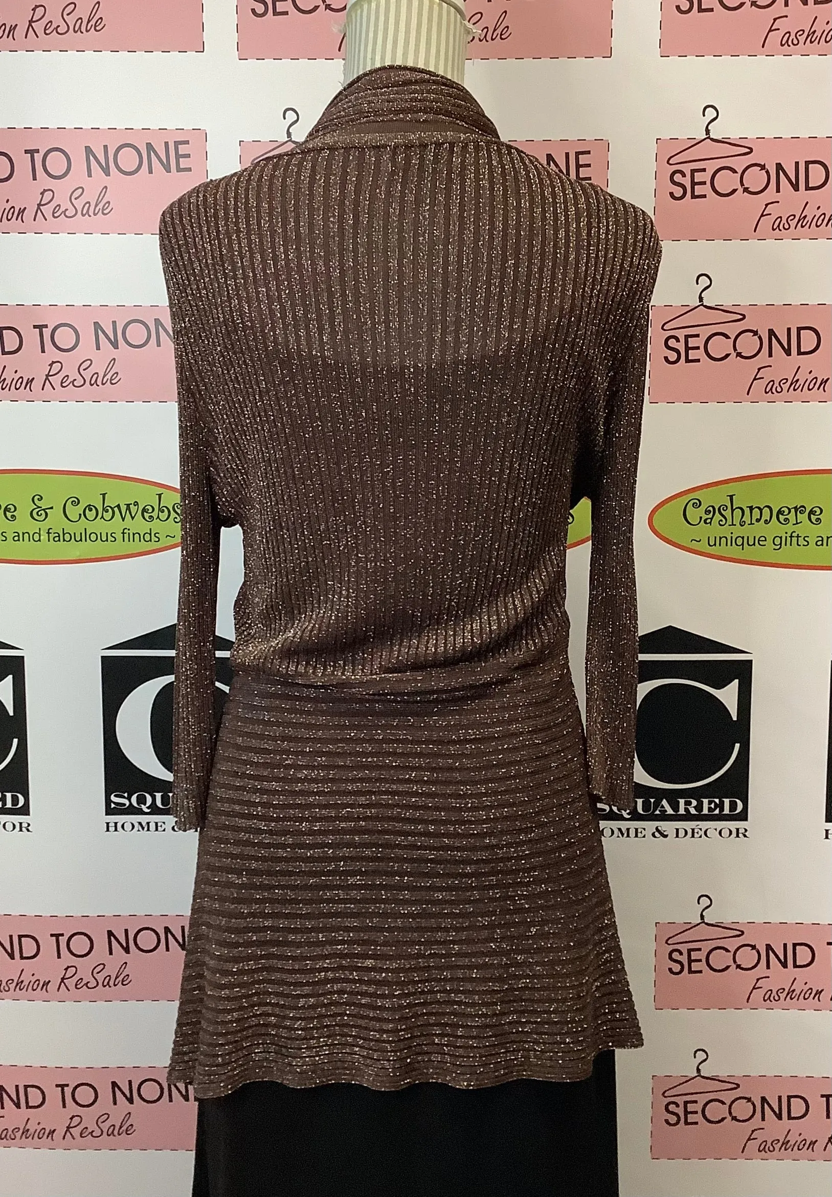 Bronze Twinkle Cardigan (Size S/M)