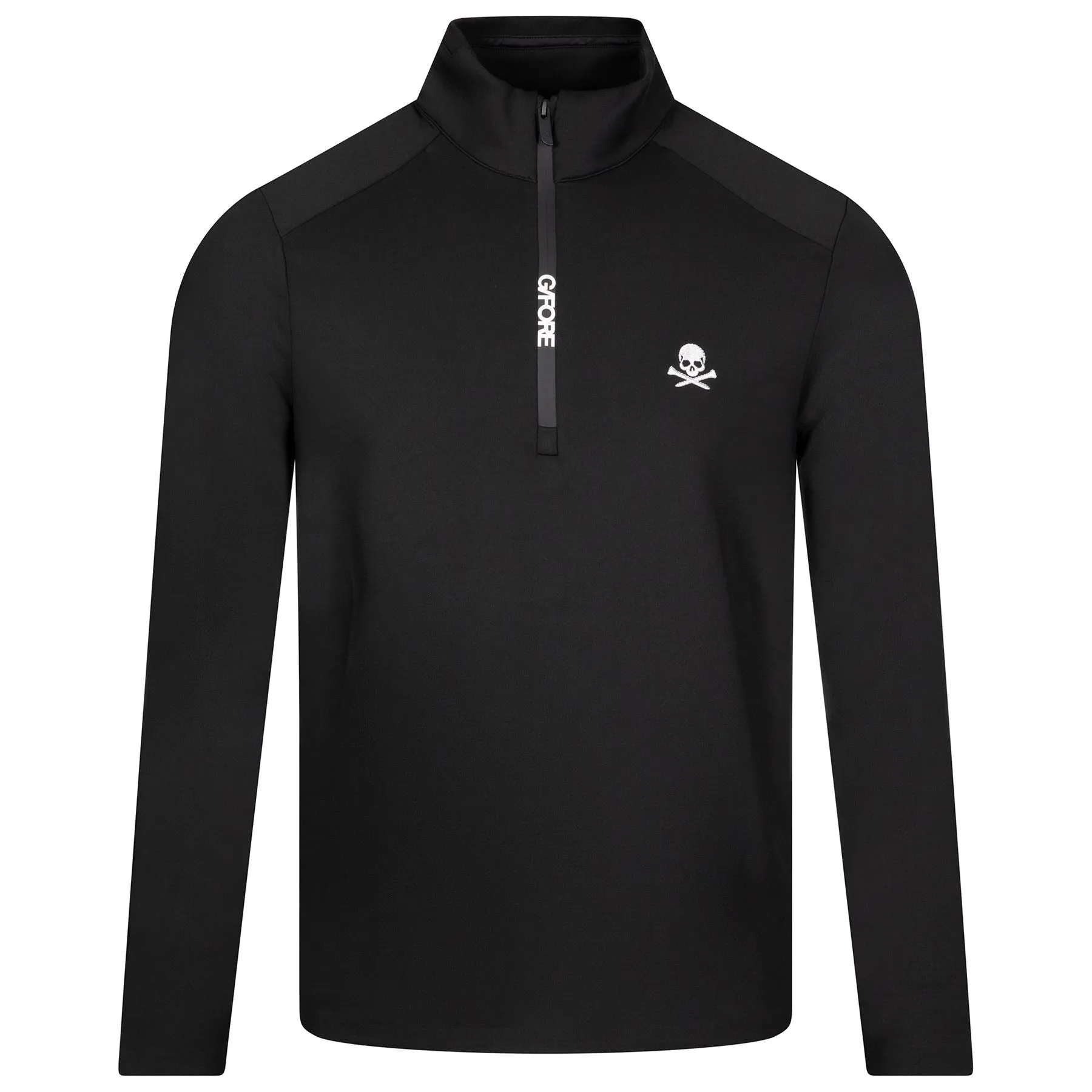 Brushed Back Tech Melange Quarter Zip Pullover Onyx - 2024