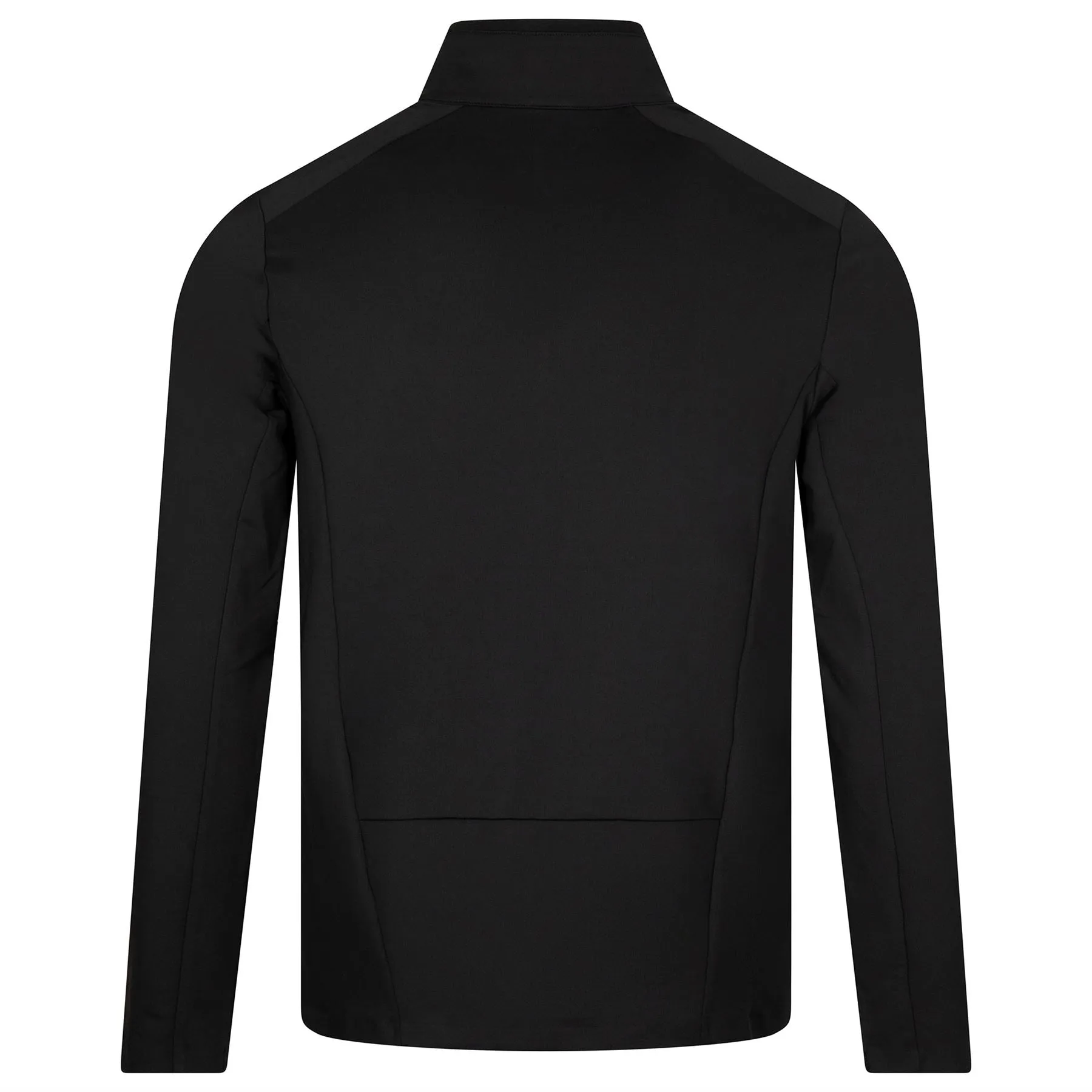 Brushed Back Tech Melange Quarter Zip Pullover Onyx - 2024