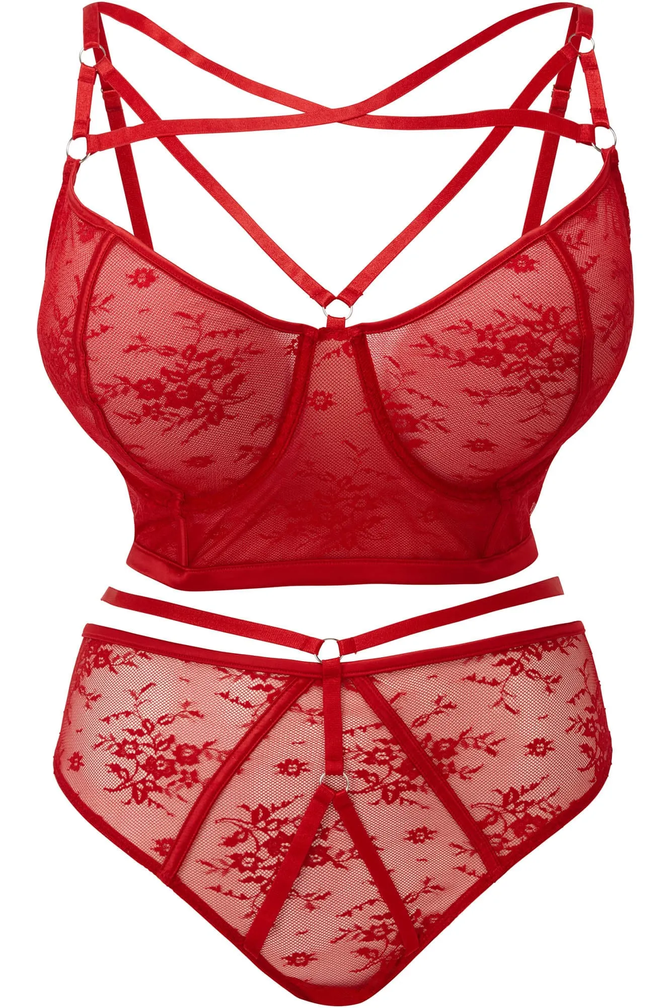 Deadly Attraction Panty [SCARLET] [PLUS]