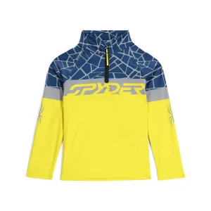 Little Boys Bug Half Zip - Acid Yellow