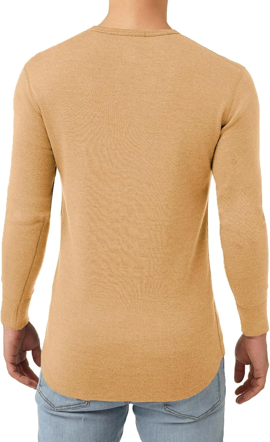 MERIWOOL Mens Base Layer 100% Merino Wool Heavyweight 400g Thermal Shirt for Men