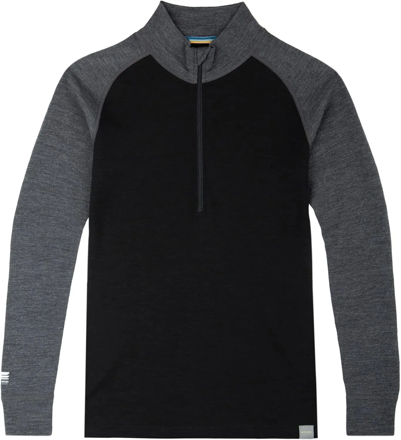 MERIWOOL Womens Base Layer 100% Merino Wool Midweight 250g Half Zip Sweater for Women