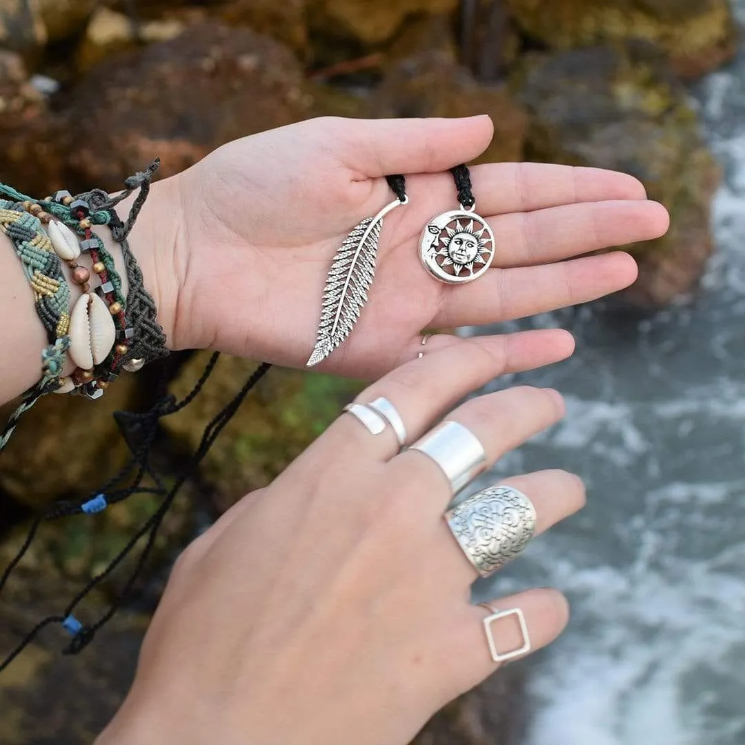 Moon and Sun Necklace