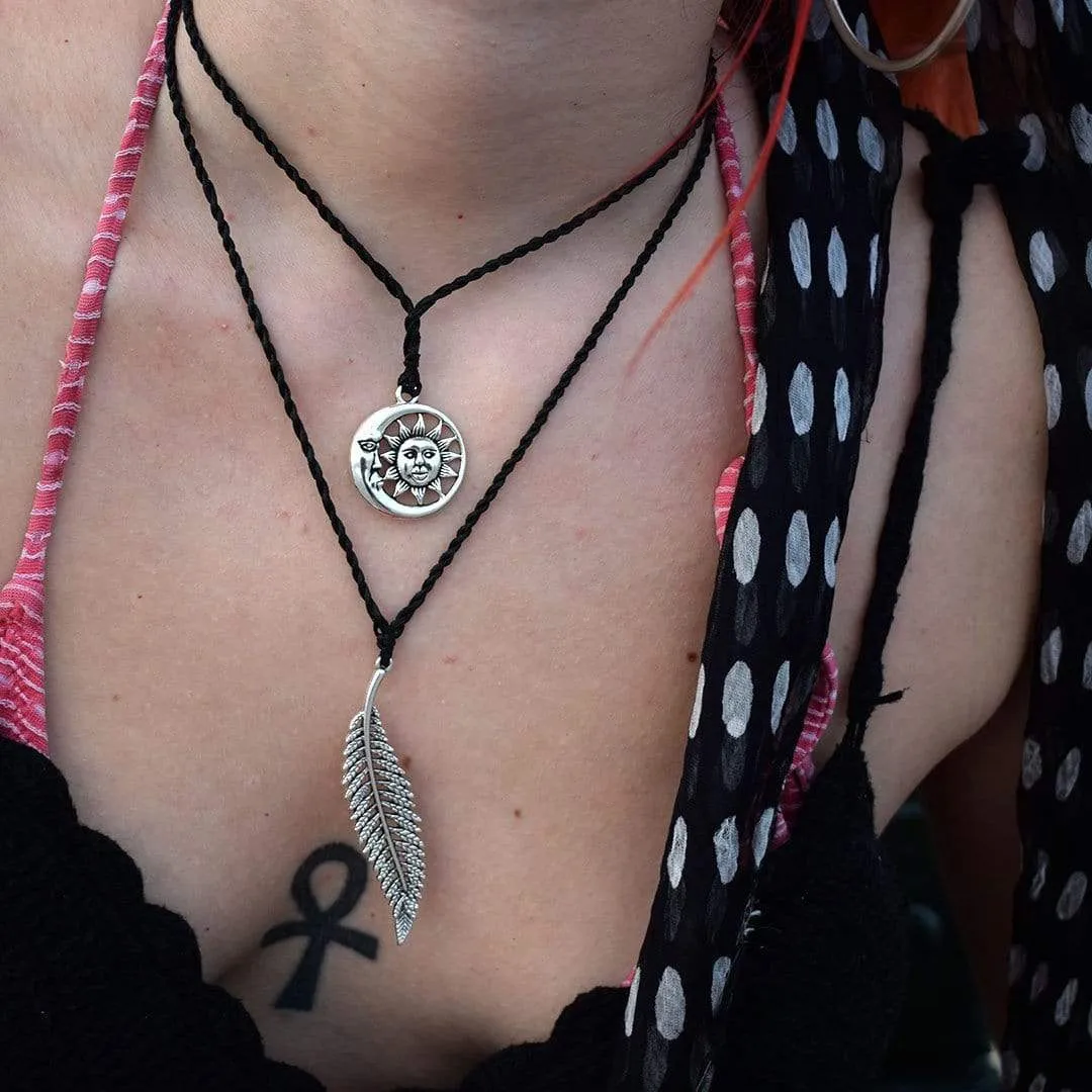 Moon and Sun Necklace
