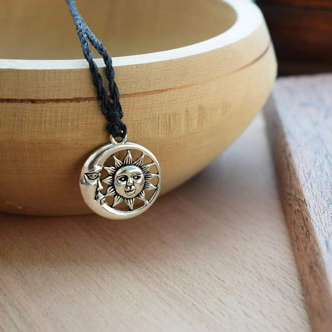 Moon and Sun Necklace