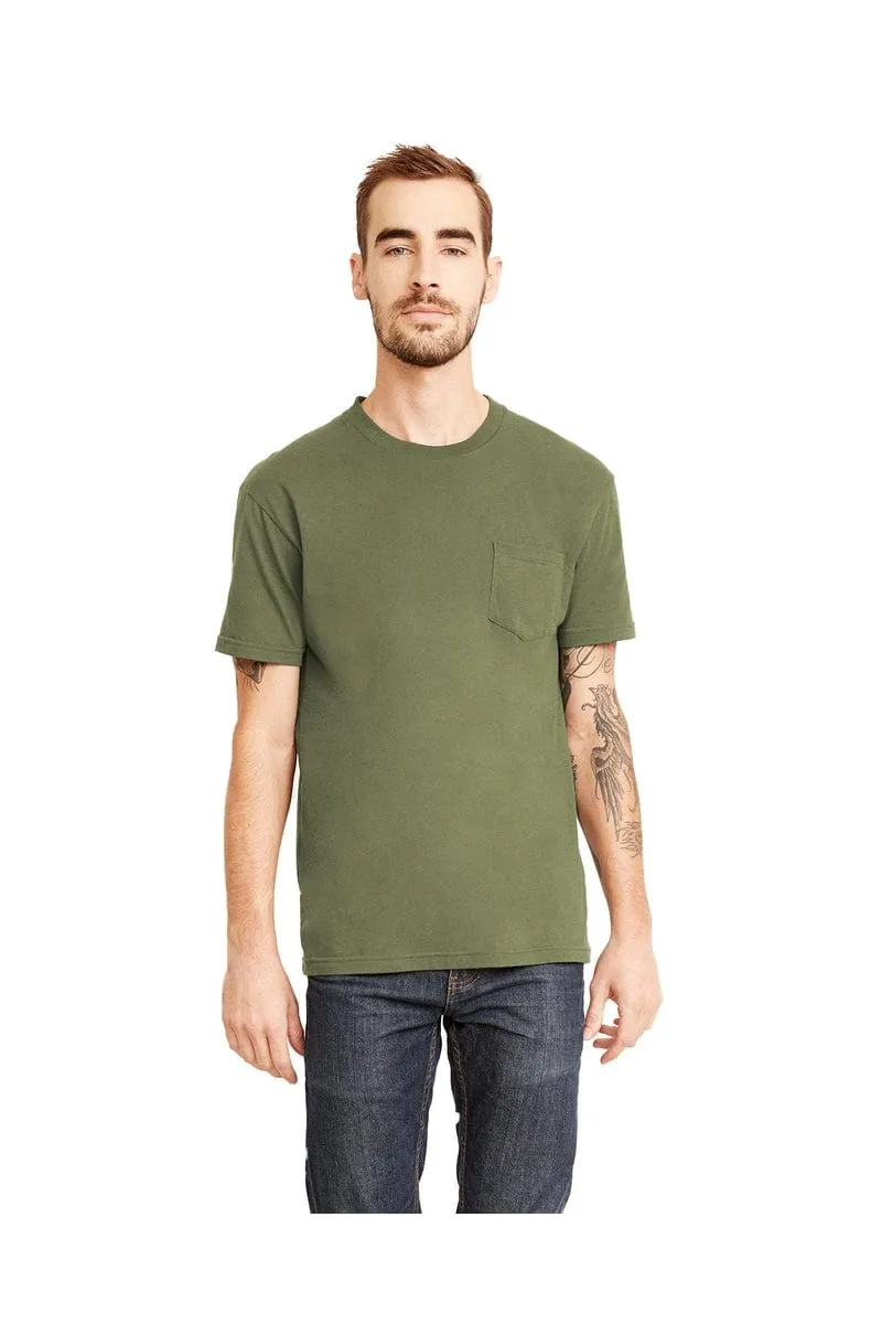 Next Level 3605: Unisex Pocket Crew