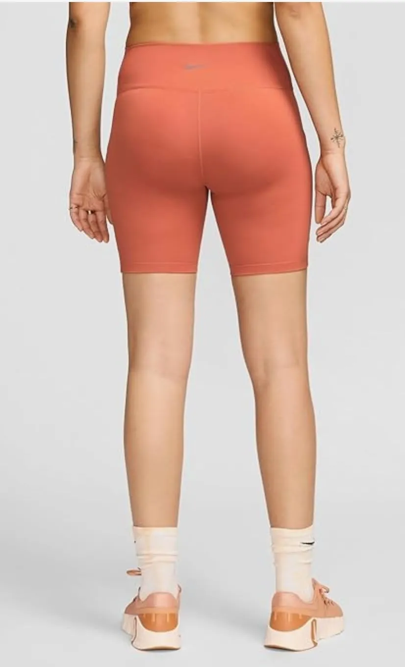 Nike Dri-FIT One Women's High-Waisted 8" Biker Shorts Tight Fit