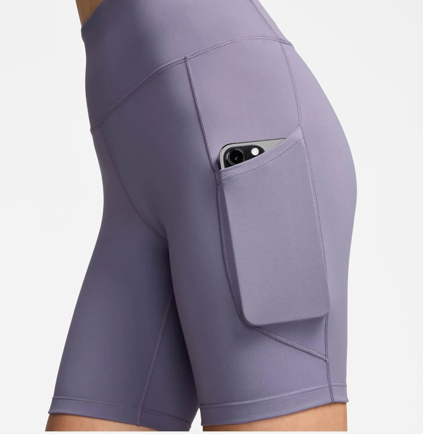 Nike Dri-FIT One Women's High-Waisted 8" Biker Shorts Tight Fit