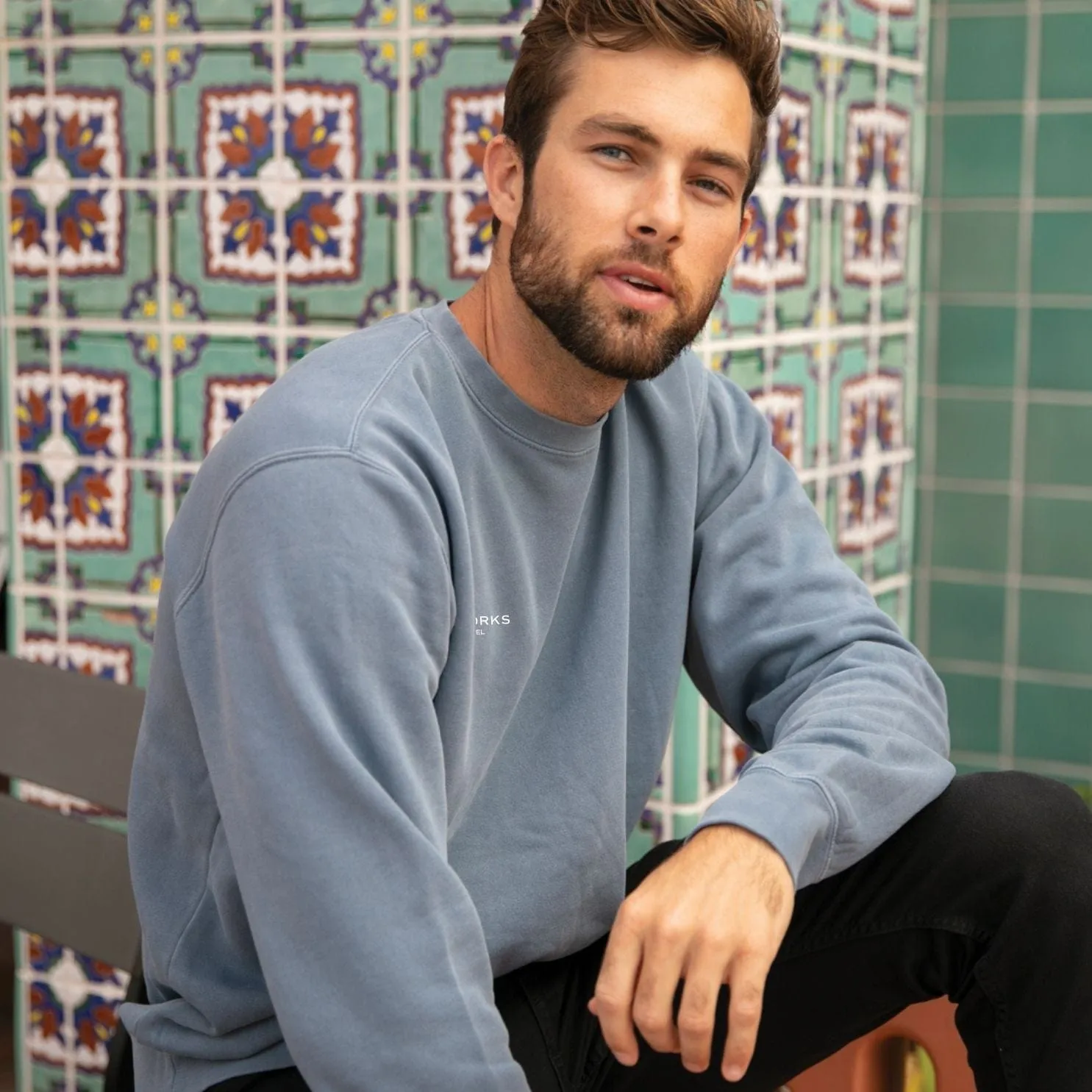 Ocean Works Subtle Logo Crewneck Sweatshirt