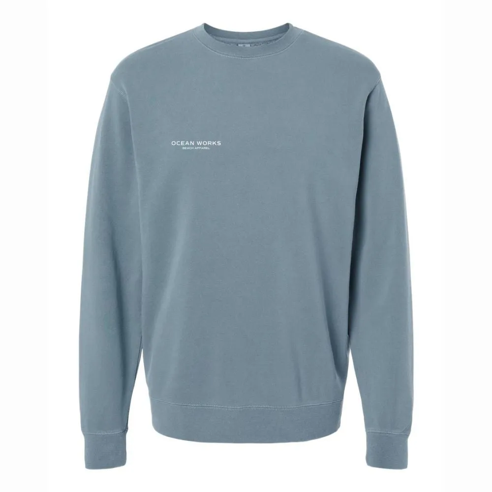 Ocean Works Subtle Logo Crewneck Sweatshirt