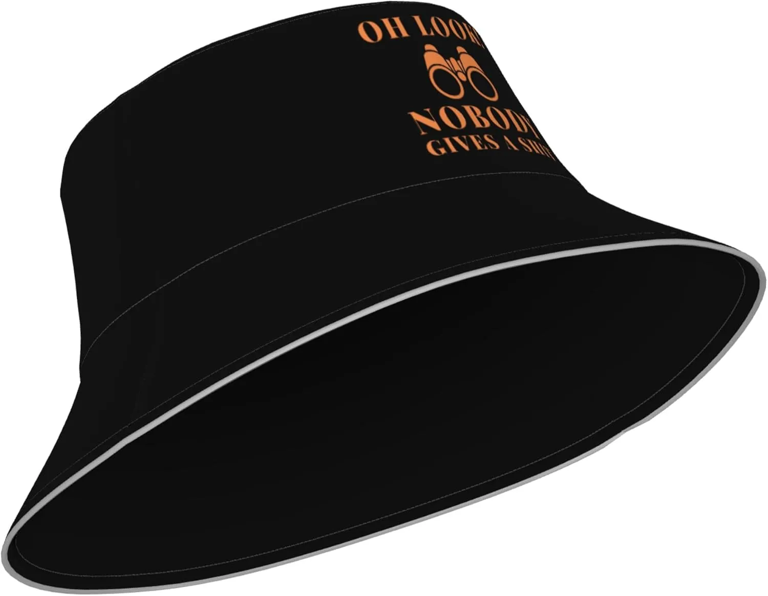 Oh Look Nobody Gives A Shit Bucket Hat for Men Women Summer Sun Hat for Beach