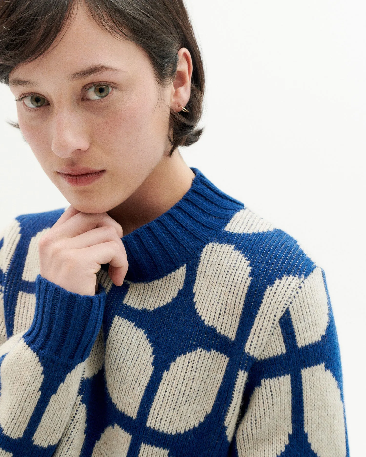 Ops Wool Sweater Blue