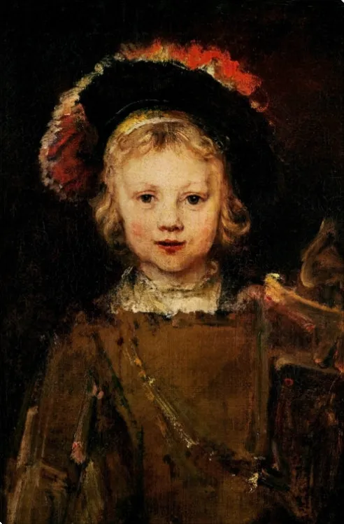 Portrait of a Child | Rembrandt Van Rijn Masters Classic Art in Gallery Wrapped Canvas | Various Sizes