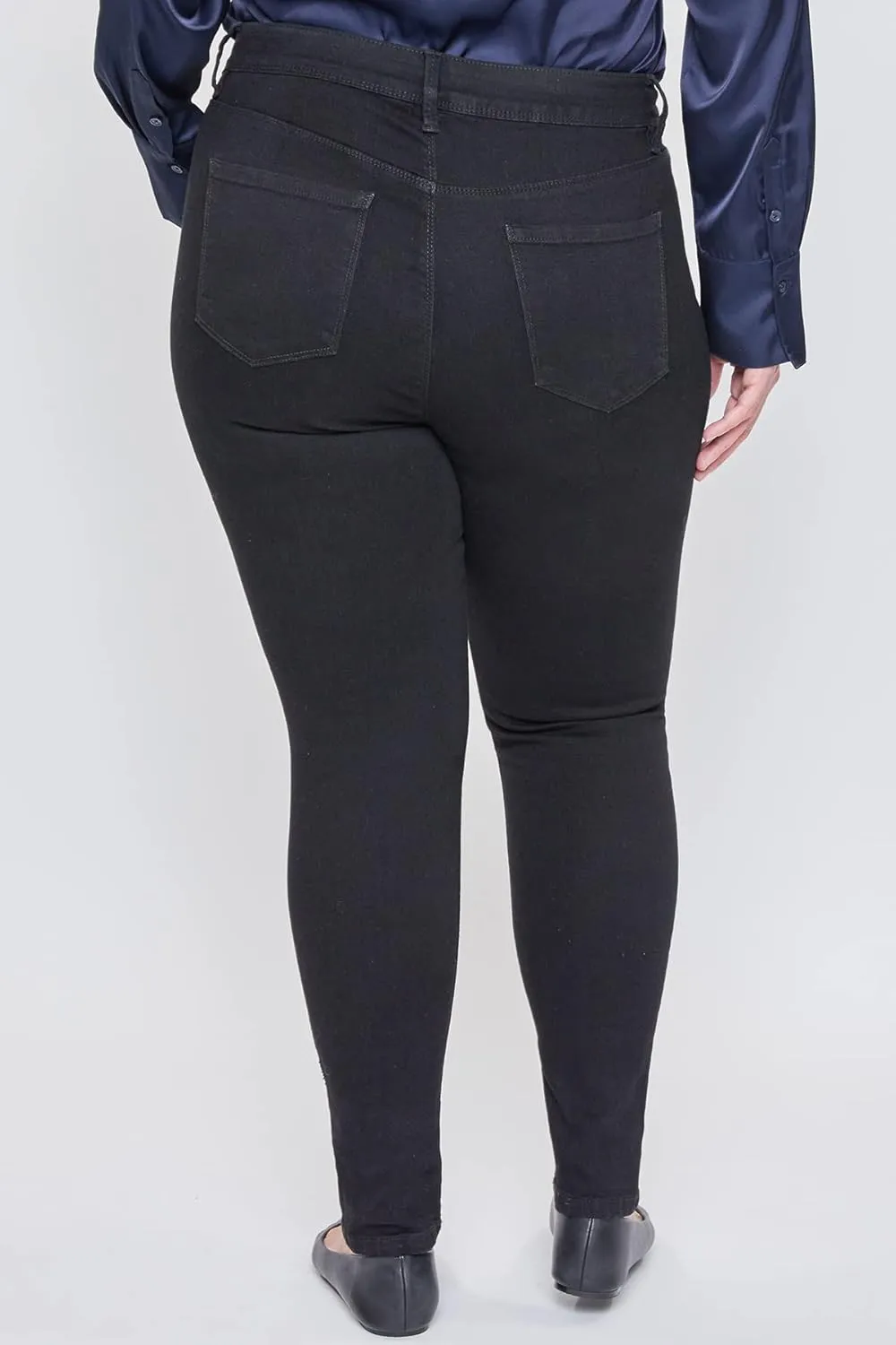 Royalty For Me Womens Women's Plus Essential High Rise Skinny Jean