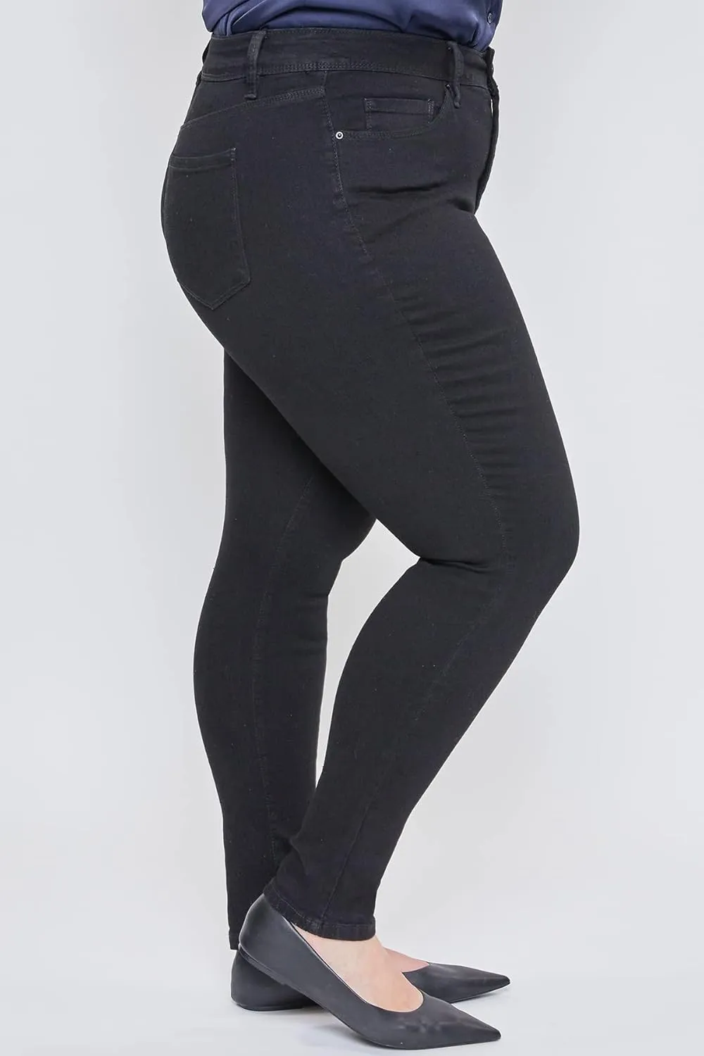 Royalty For Me Womens Women's Plus Essential High Rise Skinny Jean