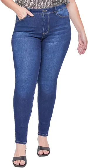 Royalty For Me Womens Women's Plus Essential High Rise Skinny Jean