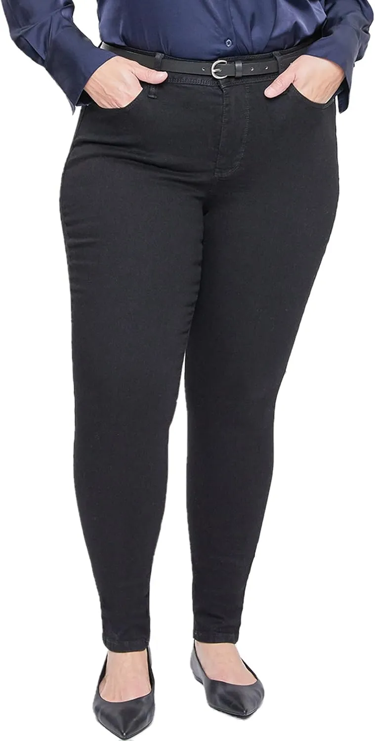 Royalty For Me Womens Women's Plus Essential High Rise Skinny Jean