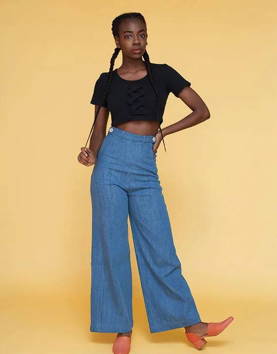Samantha Pleet Lattice Tee