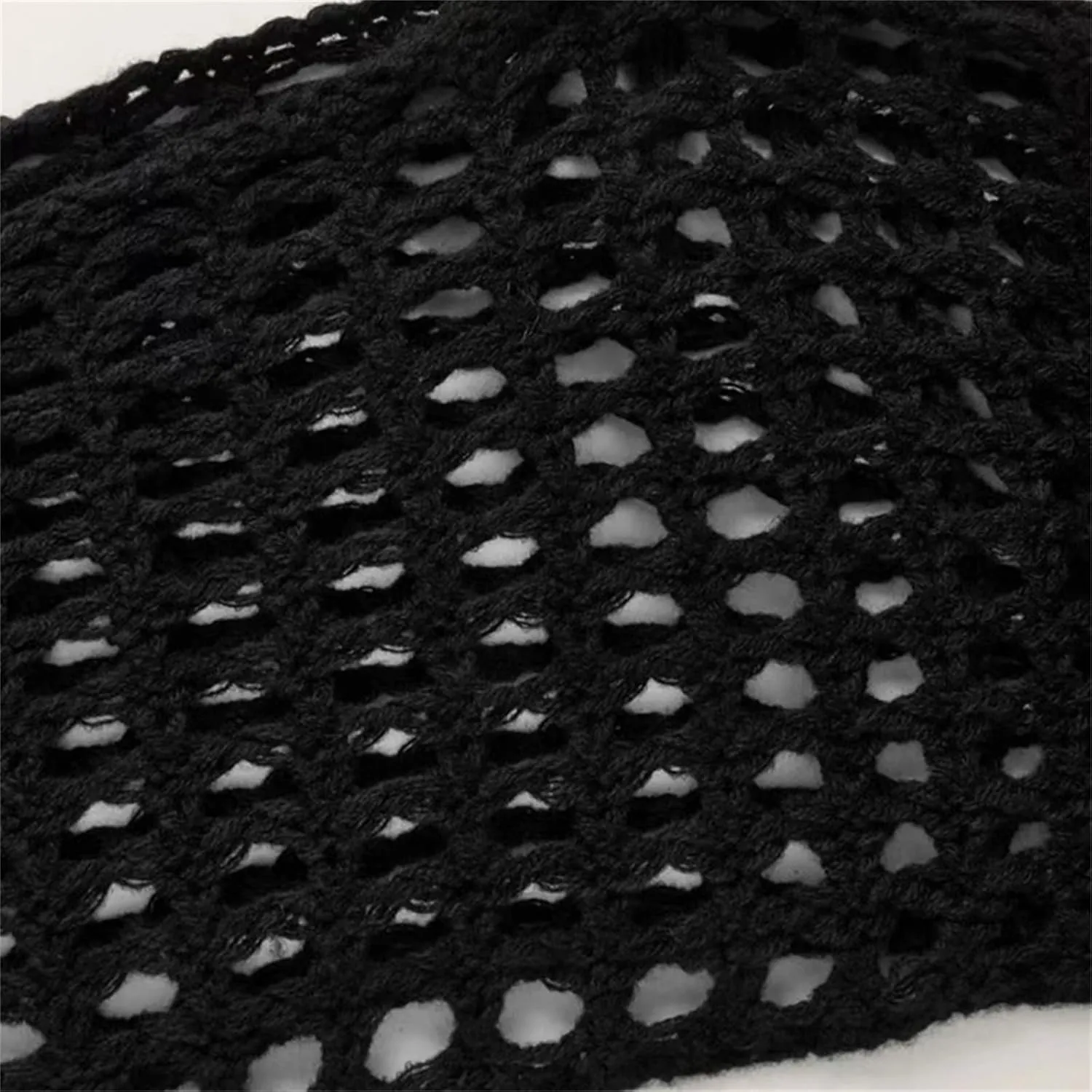 Sweaters,Women Grunge-Crochet Knit See Through Crop Tops Up Shrug Long Sleeve Neck Casual Cropped Smock Top Blouse
