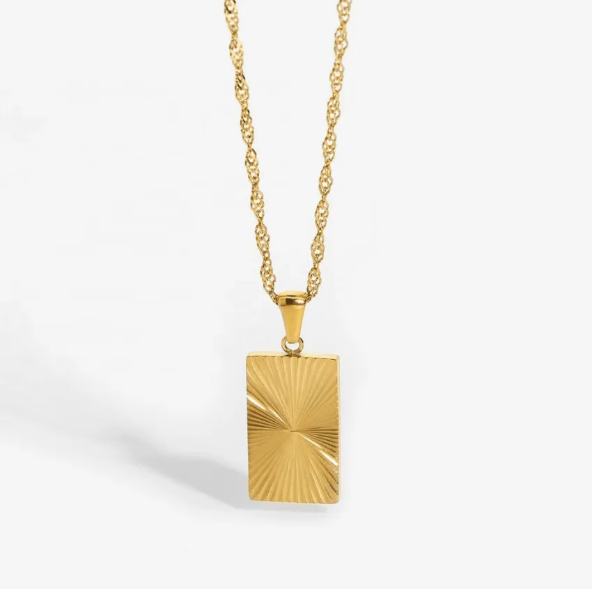 Taylor Sunburst Charm Necklace