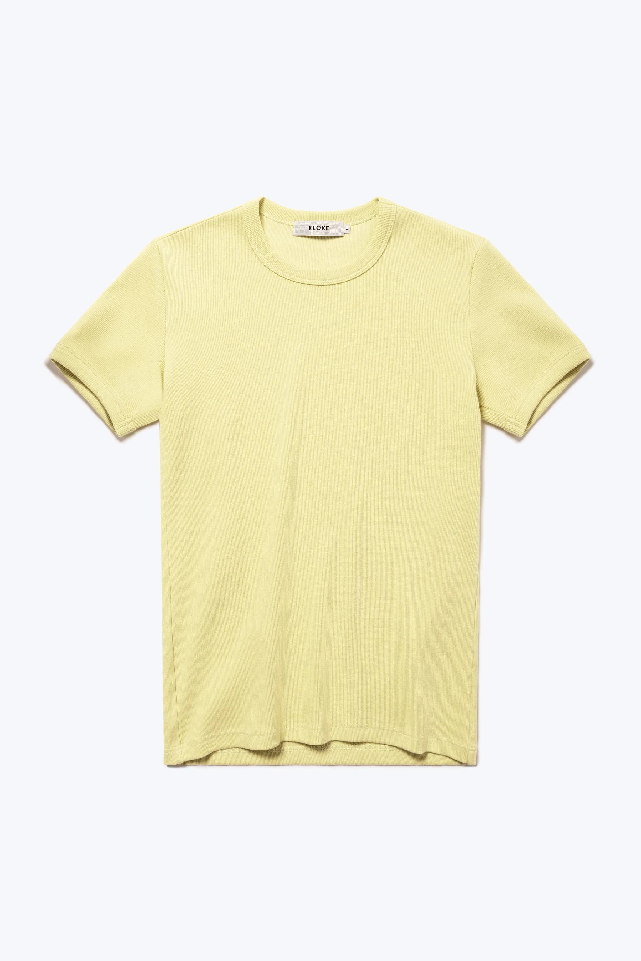 Veil Rib Tee Straw