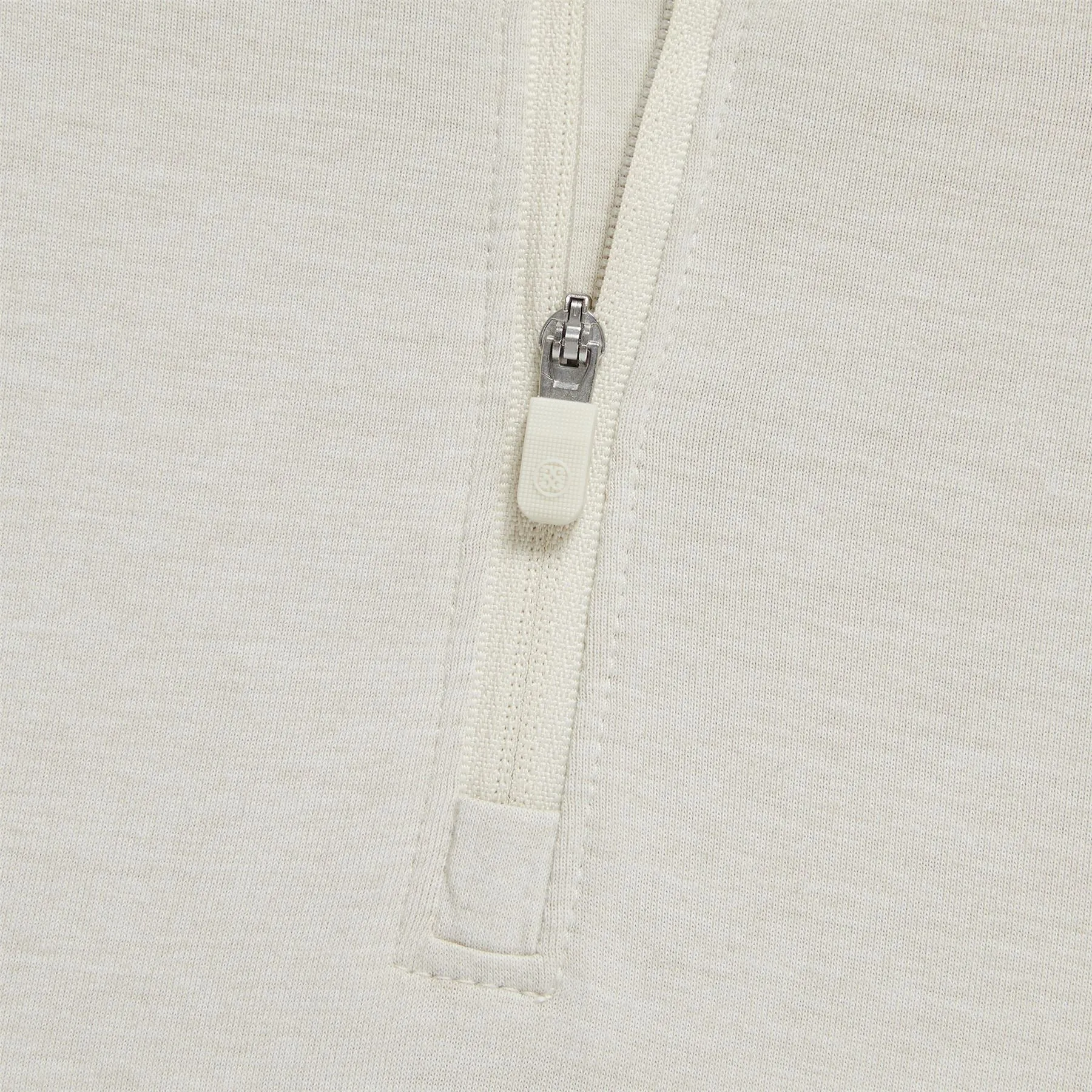 Womens Colour Block Luxe Staple Quarter Zip Pullover Stone Heather - AW23