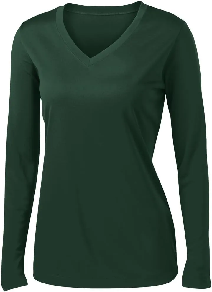 Women's Long Sleeve Moisture Wicking Athletic Shirts Dry Fit Workout Tops for Women