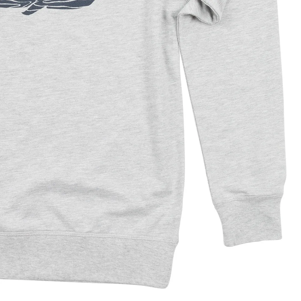 Wood Grain Whale Lightweight Sweatshirt
