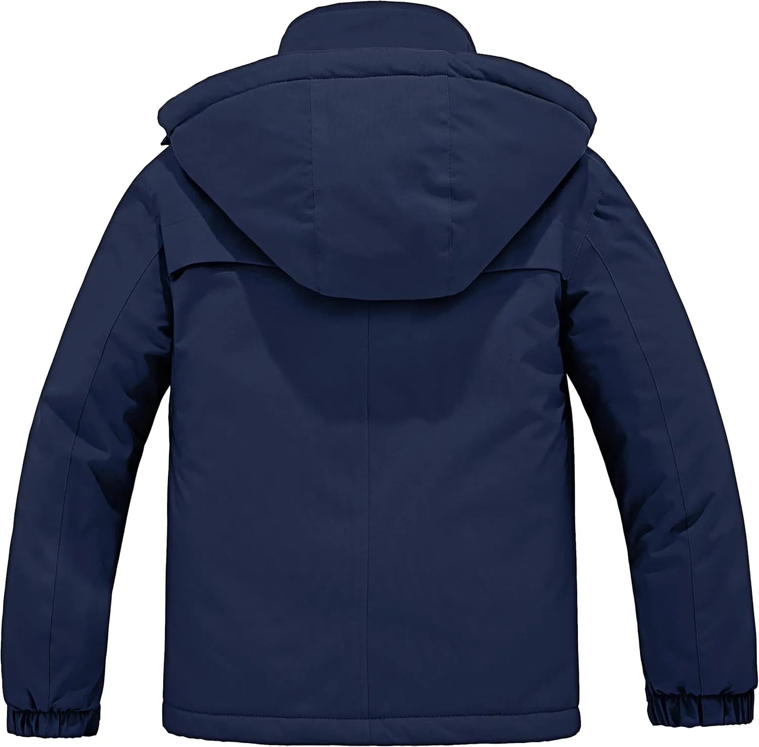 ZSHOW Boys' Waterproof Ski Jacket Hooded Fleece Lined Raincoat Warm Winter Coat